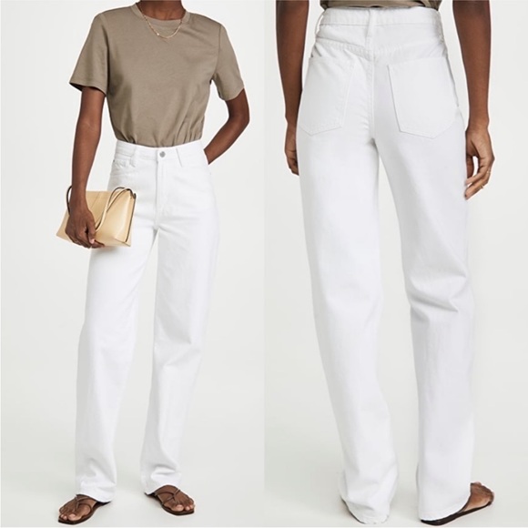 WeWoreWhat Denim - WeWoreWhat Straight Leg White Jeans 28